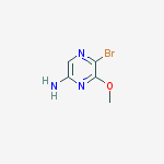 Structure of 5-BRIOMO-6-METHOXY-2-PYRAZINAMINE