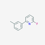 2-Fluoro-6-(m-tolyl)pyridine结构式