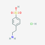 Structure of 4-(2-Aminoethyl)benzenesulfonic acid hydrochloride