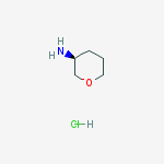 Structure of (3S)-tetrahydro-2H-Pyran-3-amine hydrochloride