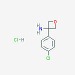 Structure of 3-(4-Chlorophenyl)Oxetane-3-Amine Hydrochloride