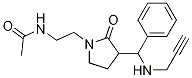 Structure of N-(2-(2-oxo-3-(phenyl(prop-2-ynylamino)methyl)pyrrolidin-1-yl)ethyl)acetamide