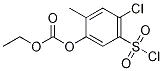 4-氯-5-(氯磺酰基)-2-甲基苯基乙基碳酸酯结构式