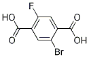 2-溴-5-氟对二苯甲酸结构式
