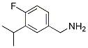 4-FLUORO-3-ISOPROPYL-BENZYLAMINE结构式