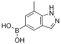 Structure of (7-methyl-1H-indazol-5-yl)boronic acid