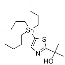 Structure of 2-(5-(Tributylstannyl)thiazol-2-yl)propan-2-ol