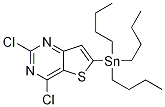 Structure of 2,4-Dichloro-6-tributylstannylthieno-[3,2-d]pyrimidine