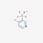 Structure of Potassium (4-chloropyridin-3-yl)trifluoroborate