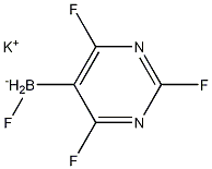 Structure of potassium trifluoro(2-fluoropyrimidin-5-yl)borate