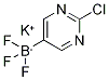 Structure of Potassium (2-chloropyrimidin-5-yl)trifluoroborate