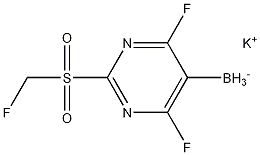 Structure of potassium trifluoro(2-(methylsulfonyl)pyrimidin-5-yl)borate