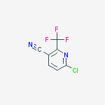 Structure of 6-Chloro-2-(trifluoromethyl)nicotinonitrile