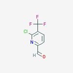 Structure of 6-chloro-5-(trifluoromethyl)pyridine-2-carbaldehyde
