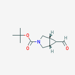 (1R,5S,6s)-tert-butyl 6-formyl-3-azabicyclo[3.1.0]hexane-3-carboxylate结构式