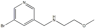 Structure of N-((5-bromopyridin-3-yl)methyl)-2-methoxyethanamine