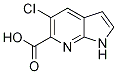 5-Chloro-1H-pyrrolo[2,3-b]pyridine-6-carboxylic acid结构式