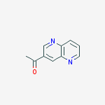 Structure of 1-(1,5-Naphthyridin-3-yl)ethanone
