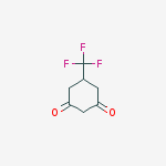 Structure of 1,3-Cyclohexanedione, 5-(trifluoromethyl)-