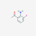 Structure of ETHANONE,1-(2-AMINO-3-FLUOROPHENYL)-