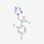 Structure of 1-[(2R,3S)-2-(2,4-DIFLUORO-PHENYL)-3-METHYL-OXIRANYLMETHYL]-1H-[1,2,4]TRIAZOLE