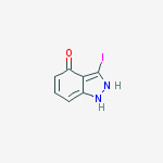 Structure of 3-iodo-1H-Indazol-4-ol