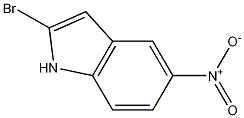 Chemical structure of 2-bromo-5-nitro-1H-indole