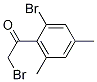 Structure of 2-Bromo-1-(2-bromo-4,6-dimethylphenyl)ethanone