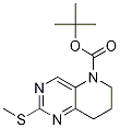 Structure of 5-Boc-2-(methylthio)-5,6,7,8-tetrahydropyrido[3,2-d]pyrimidine