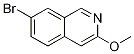 Structure of 7-Bromo-3-methoxyisoquinoline