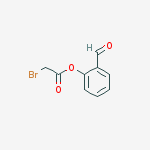 Structure of BROMO-ACETIC ACID 2-FORMYL-PHENYL ESTER