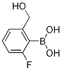 2-Fluoro-6-(hydroxymethyl)phenylboronic acid结构式