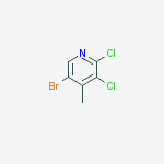 Structure of 5-Bromo-2,3-dichloro-4-methylpyridine