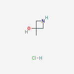 Structure of 3-METHYLAZETIDIN-3-OL HYDROCHLORIDE