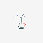 Structure of 1-(furan-2-yl)cyclopropanamine