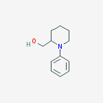 Structure of (1-phenylpiperidin-2-yl)Methanol