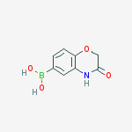 Structure of (3-oxo-4H-1,4-benzoxazin-6-yl)boronic acid