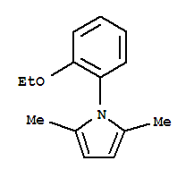 Structure of 1H-Pyrrole,1-(2-ethoxyphenyl)-2,5-dimethyl-