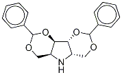 Structure of 1,3:4,6-Di-O-benzylidene-2,5-dideoxy-2,5-imino-L-iditol (Mixture of Diastereomers)