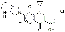 Structure of Moxifloxacin Hydrochloride-13CD3