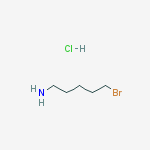 Structure of 5-BROMO-1-PENTYLAMINE, HYDROCHLORIDE
