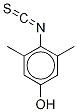 3,5-DIMETHYL-4-ISOTHIOCYANATO-PHENOL,YELLOW SOLID结构式
