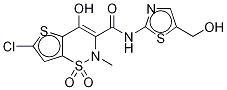 Structure of N-DES(2-PYRIDINYL)-N-(5-HYDROXYMETHYL-2-THIAZOLYL) LORNOXICAM