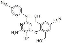 Structure of Dihydroxy Etravirine