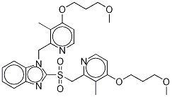 Structure of N-[[4-(3-Methoxypropoxy)-3-methyl-2-pyridinyl]methyl] Rabeprazole Sulfone