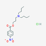 Structure of N,N-DI-N-BUTYL-N-3-[4-(NITROBENZOYLOXY)PROPYL]AMMONIUM CHLORIDE