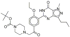 Structure of N-Boc-N-desethyl Acetildenafil