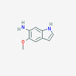 5-methoxy-1h-indol-6-amine结构式