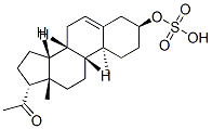 Structure of (3S,8S,9R,10S,13S,14R,17R)-17-acetyl-10,13-dimethyl-3-sulfooxy-2,3,4,7,8,9,11,12,14,15,16,17-dodecahydro-1H-cyclopenta[a]phenanthrene