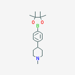 4-(1-METHYL-4-PIPERIDYL)PHENYLBORONIC ACID PINACOL ESTER结构式
